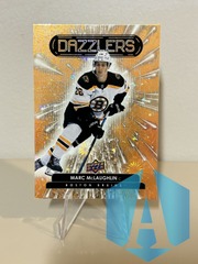 2022-23 Upper Deck Dazzlers Orange Marc McLaughlin #DZ-60 Boston Bruins